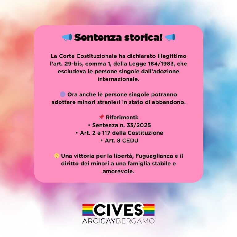 Instagram post from arcigaybergamocives. This post is in position 5.