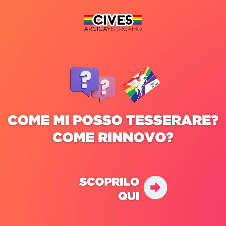 Instagram post from arcigaybergamocives. This post is in position 8.